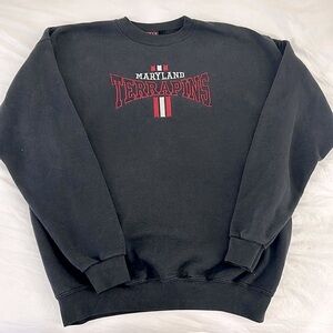 VINTAGE MADE IN THE USA University of Maryland crewneck